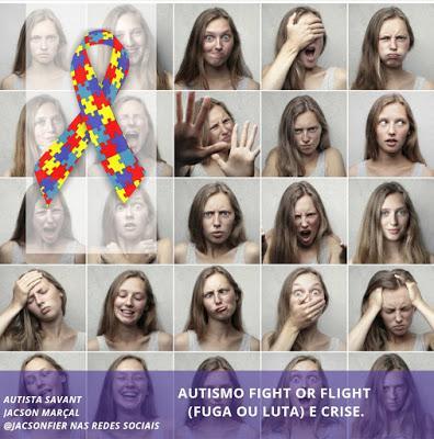 Autismo Fight or Flight (Fuga ou Luta) e Crise.